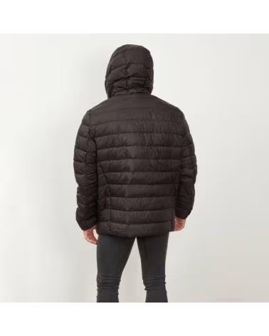 GEOX QUILTED HOODED JACKET DERECK F9000