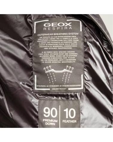 GEOX QUILTED HOODED JACKET DERECK F9000