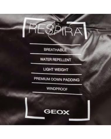 GEOX QUILTED HOODED JACKET DERECK F9000