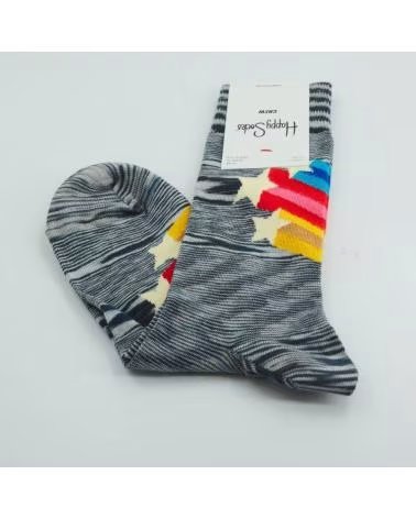 HAPPY SOCKS SHOOTING SOCKEN MIT STERNENMUSTER 9700