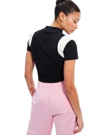 ELLESSE T-SHIRT DE MANGA CURTA MART CROP PRETO BLACK