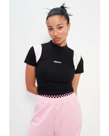 ELLESSE T-SHIRT DE MANGA CURTA MART CROP PRETO BLACK