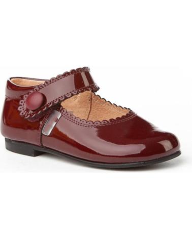 Scarpe per Bambina ANGELITOS ZAPATO MERCEDITAS PIEL 1502 BURDEOS