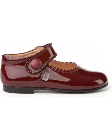 Scarpe per Bambina ANGELITOS ZAPATO MERCEDITAS PIEL 1502 BURDEOS