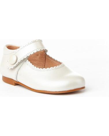 Sapatos de Menina ANGELITOS ZAPATO MERCEDITAS PIEL 1502 BEIGE
