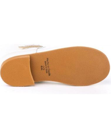 Sapatos de Menina ANGELITOS ZAPATO MERCEDITAS PIEL 1502 BLANCO
