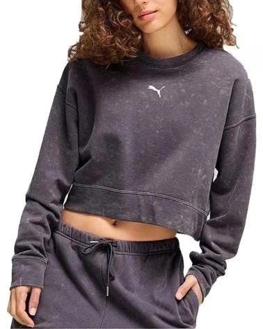 PUMA SWEATSHIRT PUMA DARE TO RELAXED GREY