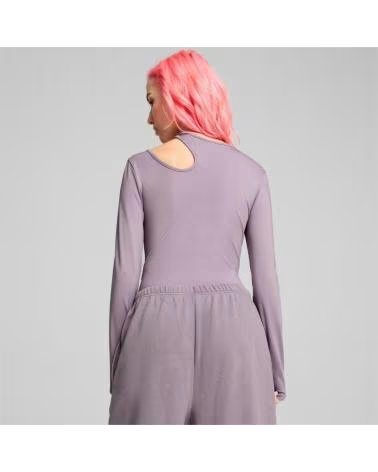PUMA DARE TO LONG SLEEVE BODYSUIT PURPLE