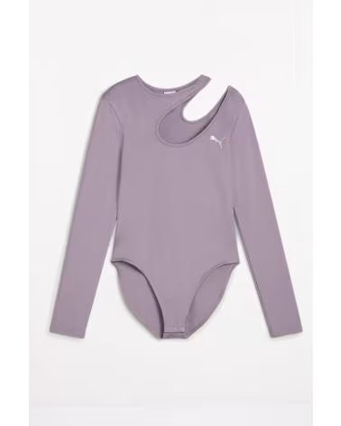 PUMA DARE TO LONG SLEEVE BODYSUIT PURPLE