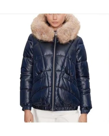 GEOX Abrigo Backsie en azul para mujer AZUL