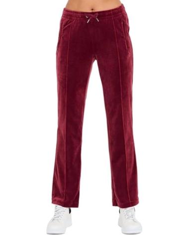 JUICY COUTURE PANTALÓN DE CHÁNDAL TINA EN TERCIOPELO RED