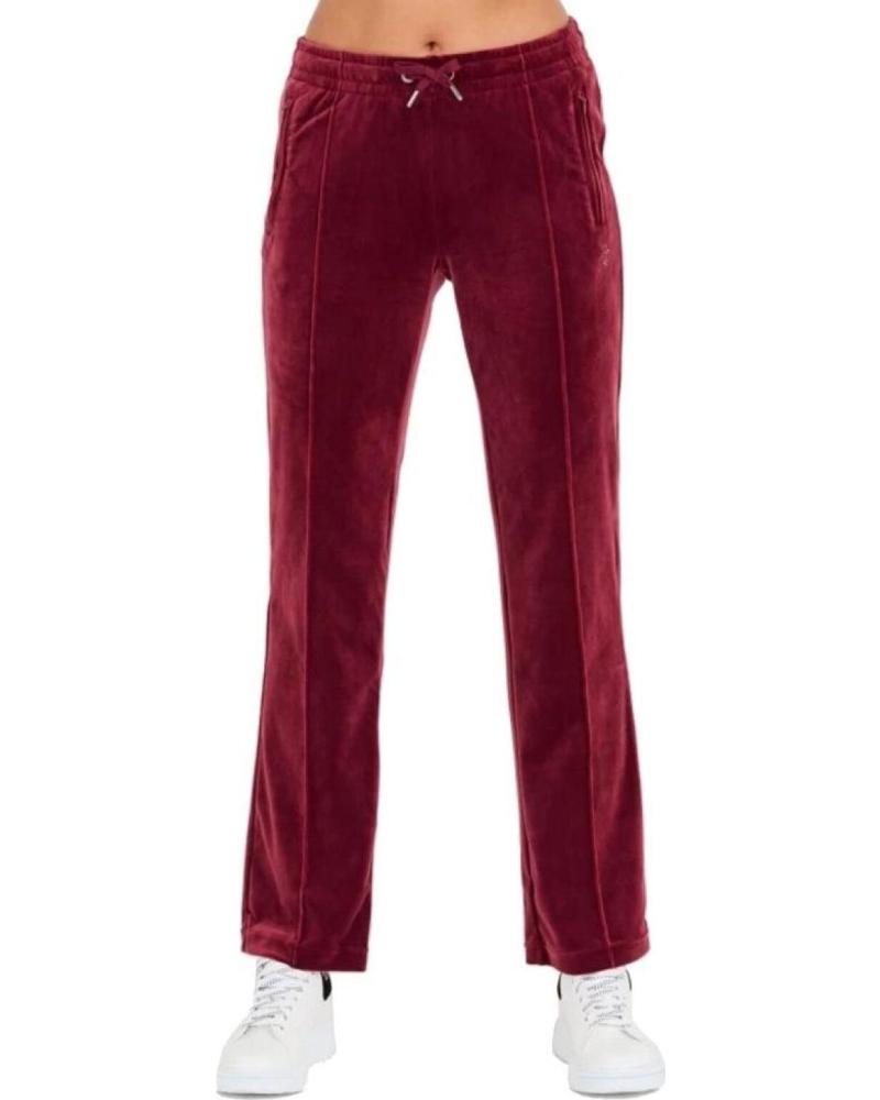 JUICY COUTURE PANTALÓN DE CHÁNDAL TINA EN TERCIOPELO RED