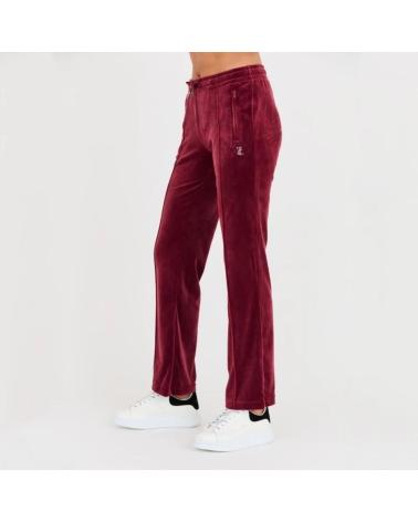 JUICY COUTURE PANTALÓN DE CHÁNDAL TINA EN TERCIOPELO RED