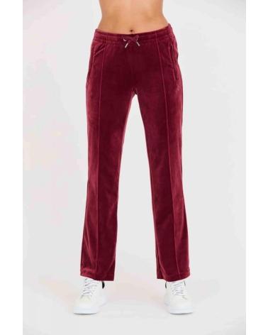 JUICY COUTURE PANTALÓN DE CHÁNDAL TINA EN TERCIOPELO RED