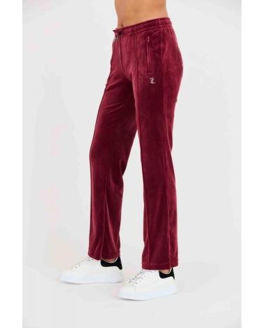 JUICY COUTURE PANTALÓN DE CHÁNDAL TINA EN TERCIOPELO RED