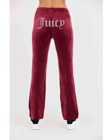 JUICY COUTURE PANTALÓN DE CHÁNDAL TINA EN TERCIOPELO RED