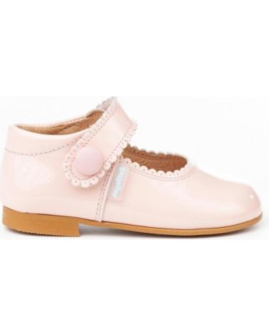 Scarpe per Bambina ANGELITOS ZAPATO MERCEDITAS PIEL 1502-RS ROSA