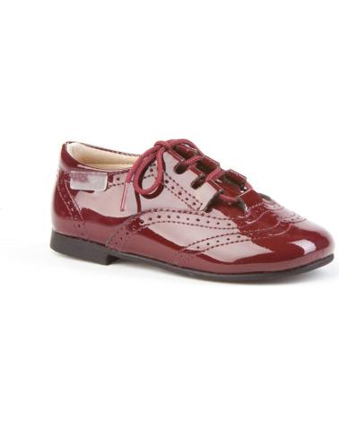 Scarpe per Bambina ANGELITOS ZAPATO INGLESITAS PIEL 1505 BURDEOS