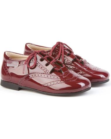 Scarpe per Bambina ANGELITOS ZAPATO INGLESITAS PIEL 1505 BURDEOS