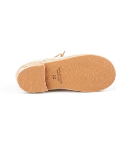 Chaussures pour Fille ANGELITOS ZAPATO INGLESITAS PIEL 1505 CAMEL