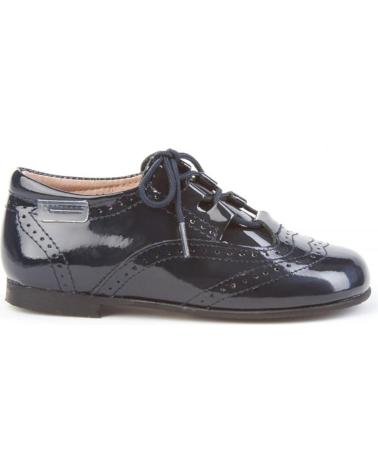 Chaussures pour Fille ANGELITOS ZAPATO INGLESITAS PIEL 1505 MARINO
