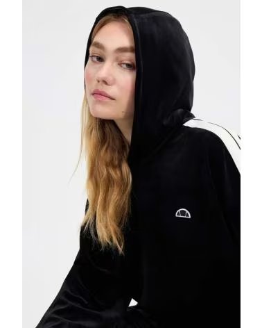 ELLESSE MOLETOM COM CAPUZ IZZIE COM DETALHE DE FAIXAS LATERAIS BLACK