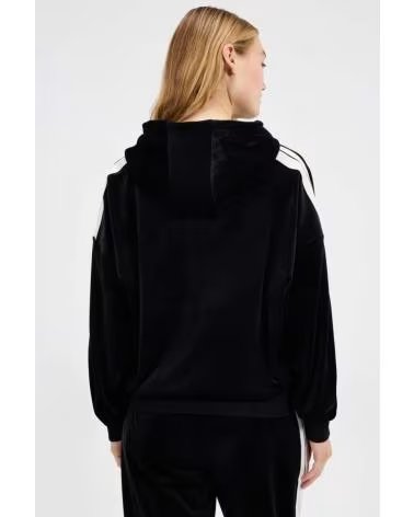 ELLESSE MOLETOM COM CAPUZ IZZIE COM DETALHE DE FAIXAS LATERAIS BLACK