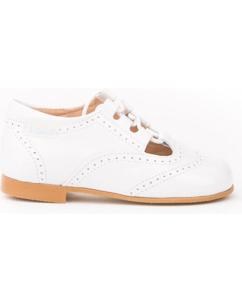Sapatos de Menina ANGELITOS INGLESITA PIEL 1506 BLANCO