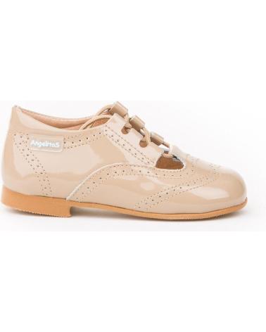 Chaussures pour Fille ANGELITOS INGLESITA PIEL 1506 CAMEL