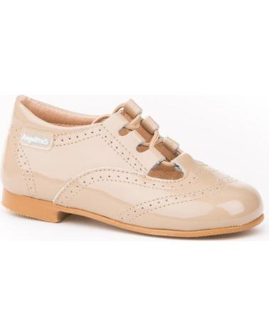 Chaussures pour Fille ANGELITOS INGLESITA PIEL 1506 CAMEL