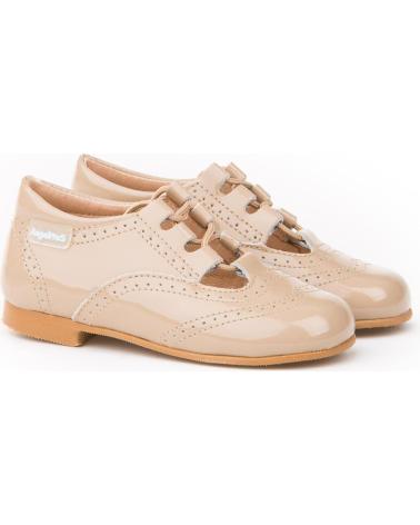 Chaussures pour Fille ANGELITOS INGLESITA PIEL 1506 CAMEL