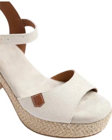 POPA SANDALIAS DE TACON DAIRA BOREAL ORO EN BEIGE PARA MUJER ORO BOREAL