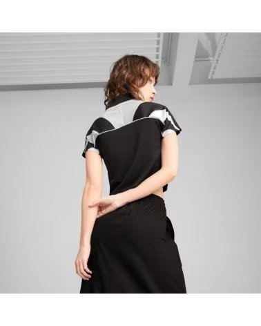 PUMA CAMISETA FUTURE ARCHIVE CON CUELLO EN V BLACK