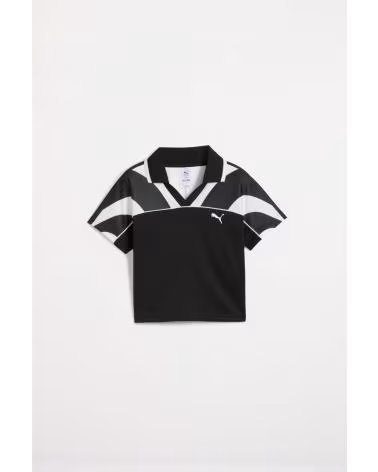 PUMA CAMISETA FUTURE ARCHIVE CON CUELLO EN V BLACK
