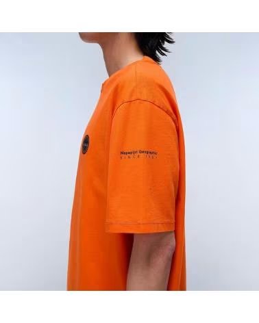 NAPAPIJRI S-BADGE T-SHIRT ORANGE RNGRD