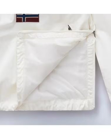NAPAPIJRI GIACCA RAINFOREST DONNA BIANCO WHITE