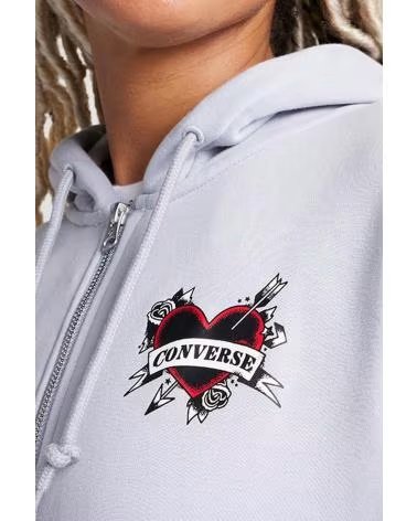 CONVERSE JAQUETA CONVERSE HEART TATTOO FULL-ZIP LVNDER