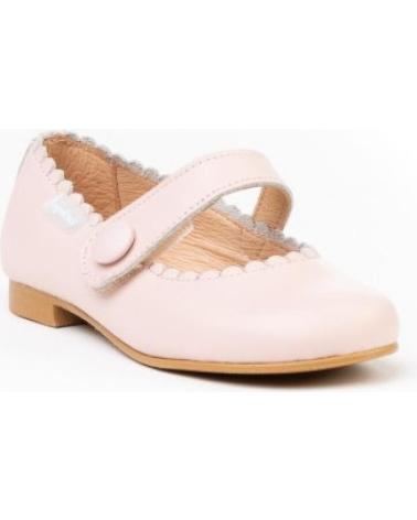 Zapatos de Niña ANGELITOS ZAPATO FRANCESITAS PIEL 1512-RS ROSA