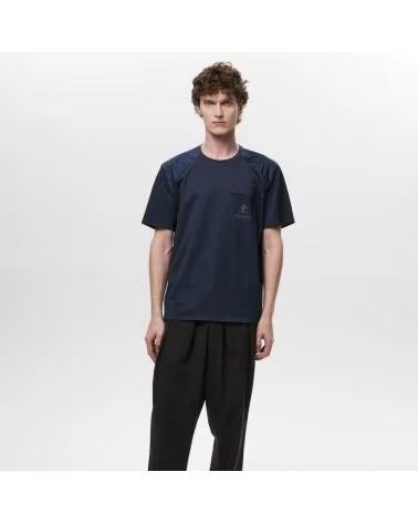 PREMIATA CAMISETA PREMIATA PA 1015 CON BOLSILLO BLUE