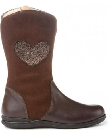 Stivali per Bambina ANGELITOS BOTAS PIEL 153 CHOCOLATE