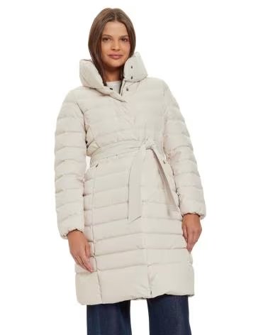 GEOX Abrigo Catria en beige para mujer BEIS
