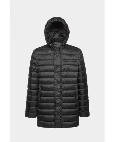 GEOX M4625F QUILTED HOODED JACKET F9000