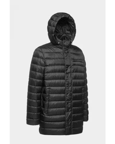 GEOX M4625F QUILTED HOODED JACKET F9000