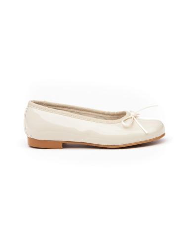 Zapatos-De-Niña-ANGELITOS-BAILARINA-PIEL-1565-BEIGE
