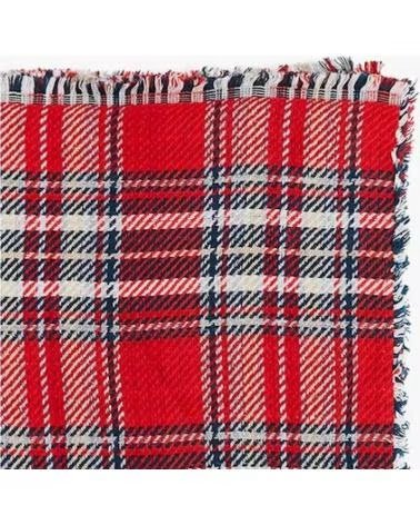 ABBACINO ÉCHARPE ABBACINO MODÈLE 90671AB MOTIF TARTAN VLUE