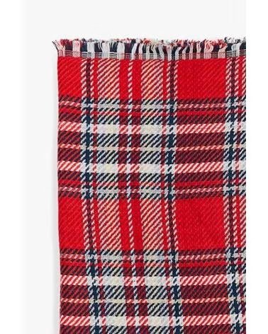ABBACINO ÉCHARPE ABBACINO MODÈLE 90671AB MOTIF TARTAN VLUE