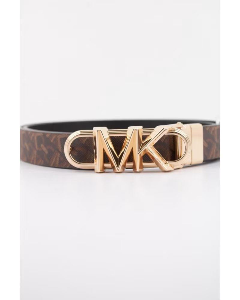 MICHAEL KORS CEINTURE RÉVERSIBLE AVEC BOUCLE LOGO MK BROWN