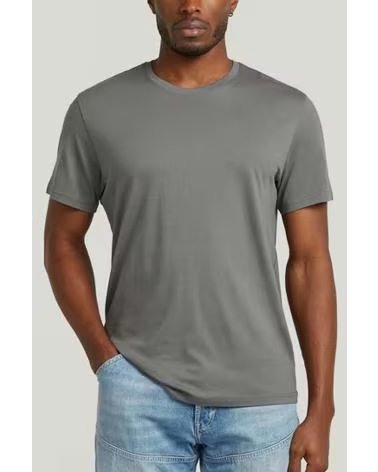 G-STAR BASICS T-SHIRT D29525 8415 GRANITE