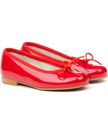 Scarpe per Donna e Bambina ANGELITOS BAILARINA PIEL 1565 ROJO