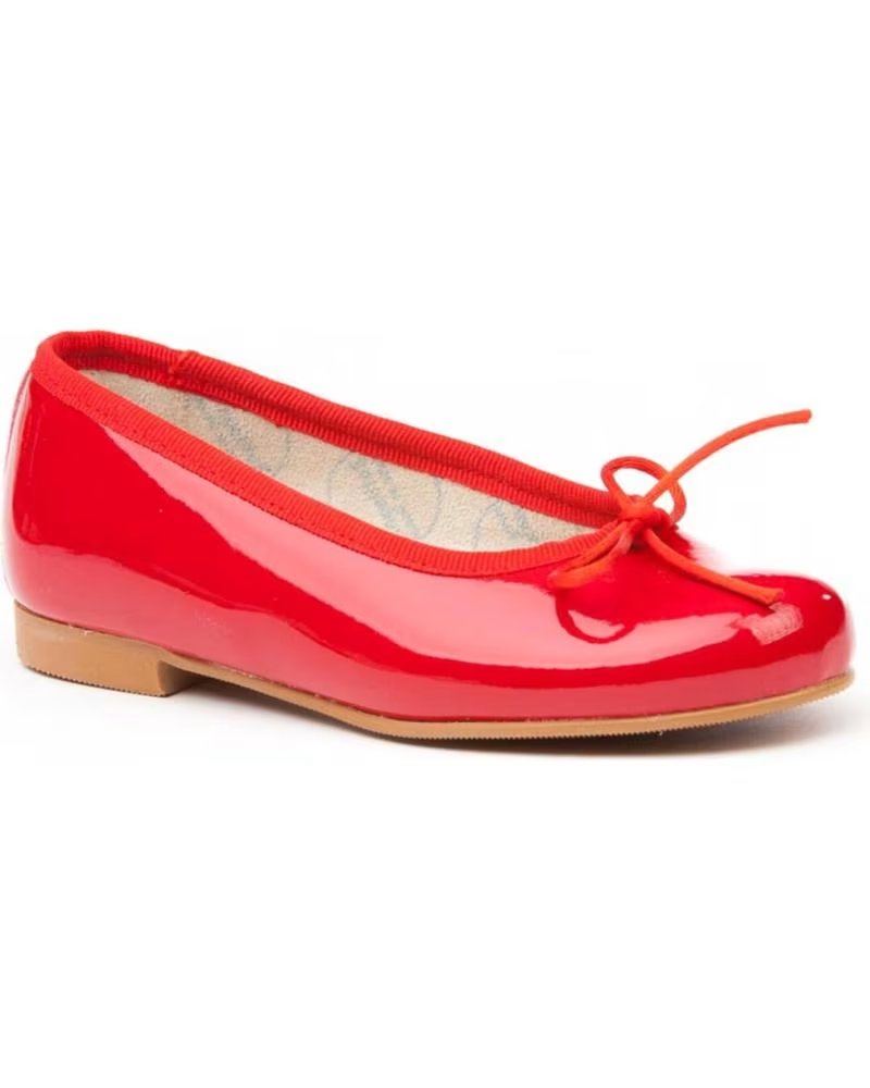 Zapatos-De-Mujer-ANGELITOS-BAILARINA-PIEL-1565-ROJO